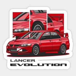 Mitsubishi Lancer Evolution Sticker